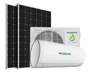 Albugreen recrear 48V AC/DC híbrido Solar de aire acondicionado de fácil instalación para la casa