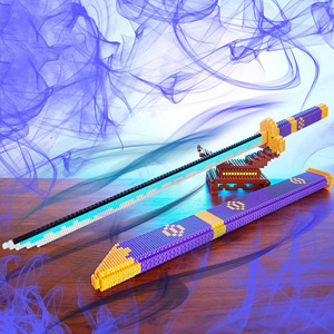 Nuevo Diseño <span class=keywords><strong>de</strong></span> Accesorios <span class=keywords><strong>de</strong></span> Cosplay <span class=keywords><strong>de</strong></span> Anime, Bloques <span class=keywords><strong>de</strong></span> Construcción, Espada, <span class=keywords><strong>Figura</strong></span> <span class=keywords><strong>de</strong></span> Anime Japonés, Espada <span class=keywords><strong>de</strong></span> <span class=keywords><strong>Zoro</strong></span>, Arma <span class=keywords><strong>de</strong></span> Cosplay, Juguetes Educativos para Niños - Product Image 5