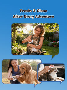 Lingettes nettoyantes pour animaux de compagnie avec <span class=keywords><strong>formule</strong></span> douce pour les soins de la peau des chiots - Product Image 4