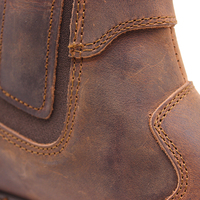Bottes de sécurité en cuir Goodyear, bottes de travail imperméables