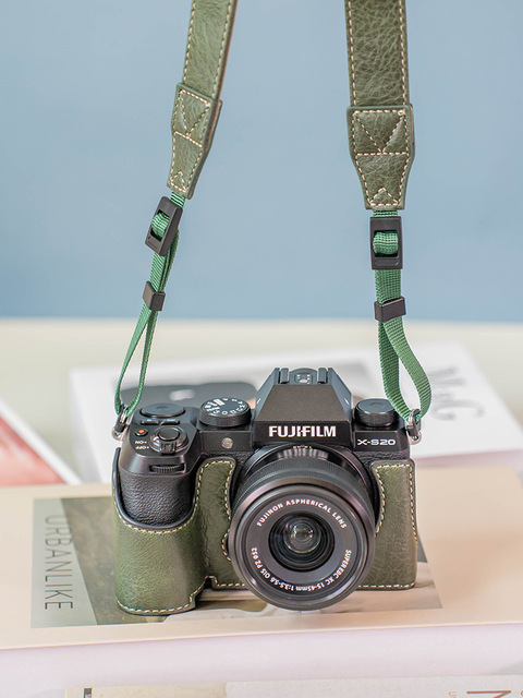 Exquisite Retro OEM Fuji XS10/XS20 Leather Camera Case-Portable Protective Base Bag