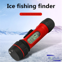 Détecteur de poissons numérique à main Echo Sounder Transducer Fishing Finder 100M Profondeur Sonar portable étanche pour la pêche sur glace en hiver