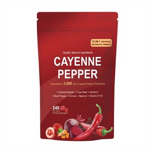 Großhandel Cayennepfeffer-Softgels-Nahrungsergänzungsmittel mit Vitamin, Traubenkernextrakt, Weißdorn, Rote Bete & Berberin für die Herzgesundheit - Product Image 1