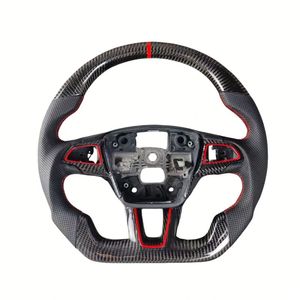 Volant de course sportif personnalisé en fibre de carbone forgée pour <span class=keywords><strong>Focus</strong></span> RS/ST Mk2/Mk3 à fond plat et pour - Product Image 3