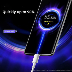 Cable USB Tipo C Original de 120w 90w 67w 6A, Cargador Rápido Mi para <span class=keywords><strong>Xiaomi</strong></span> 17 15 10 9 Redmi Note 14 Black Shark 4 5 Turbo Charge - Product Image 5