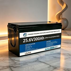 Batterie au lithium-ion phosphate de fer 25,6 V grande capacité personnalisable 300 Ah pour stockage d'énergie, remplace les batteries au plomb, plus de 3000 cycles - Product Image 1