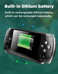 Console de jeu portable 4,3 pouces avec 2000 jeux intégrés pour plusieurs simulateurs, console de jeu vidéo rétro X6, sortie MP3/4/Ebook TV - Product Image 4