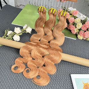 100% Virgin Human Hair #30 Honey Brown <b>Body</b> <b>Wave</b> Bundles Grade 12A Unprocessed Brazilian Remy Hair Extensions - Product Image 1