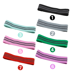 Fasce per allenatore dell'anca di resistenza del cerchio della cintura elastica colorata personalizzata all'ingrosso - Product Image 2