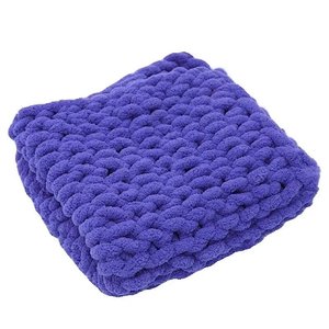 HENGYI benang rajut tangan katun Chunky benang Crochet kualitas 20mm harga rendah benang mewah 100% bahan poliester