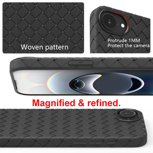 Exquisite Weave iPhone Case Defender for All I Phones for Iphones 15 16 Pro Max with Waterproof <strong>Mobile</strong> Phone <strong>Bags</strong> &amp; Cases - Product Image 6