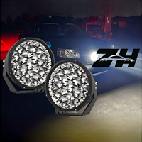 Nueva Luz LED Redonda de 8.5 Pulgadas para Techo Todoterreno, Luz de Trabajo para Parachoques Delantero, 9-30V 10400LM, para Modificación Todoterreno