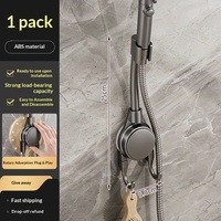 Support de pommeau de douche universel en plastique, sans perçage, détachable et réglable, pour salle de bain, livraison gratuite