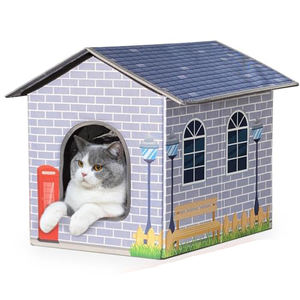 Уличный отапливаемый домик для домашних животных, изолированный приют для кошек, бродячих и бродячих кошек - Product Image 4