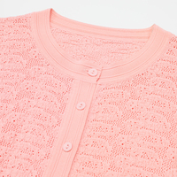 Ensemble femme 26261 : Cardigan tricoté boutonné ajouré à manches longues et robe sans manches asymétrique ajustée – Nouvelle collection automne de haute qualité