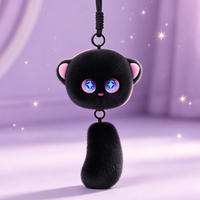KI-gesteuertes Neugieriges Katzen-Plüschtier, Interaktiver Plüsch-Taschenanhänger, Emotionaler Heilbegleiter, Intelligenter Roboter