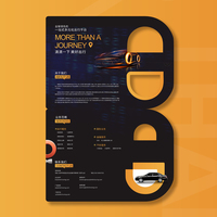 Brochure et flyer pliants de découpe de forme spéciale personnalisés en usine en couleur et livret promotionnel plié en couleur