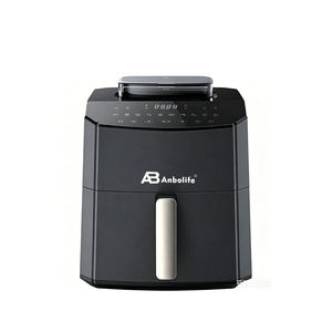 Anbolife <span class=keywords><strong>Friteuse</strong></span> à vapeur et à air chaud 7L, double alimentation vapeur et air, contrôle numérique, antiadhésive, compatible lave-vaisselle, <span class=keywords><strong>sans</strong></span> <span class=keywords><strong>huile</strong></span> - Product Image 1