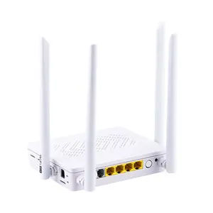 Benutzer definierte Oem Epon Gpon Ont 4 Ports Router Dual Band 2.4G 5 G 4Ge 1 Töpfe 1Usb Xpon Hgu Onus Mit 5Dbi Antenne