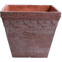 Extra Large Nordic Roman Carré Céramique Citron Bonheur Arbre Magnésium Boue Pot de Fleur Dentelle Jardin Maison Pépinière