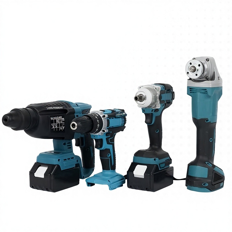 Multifunctional Four Piece Electric Tool Set