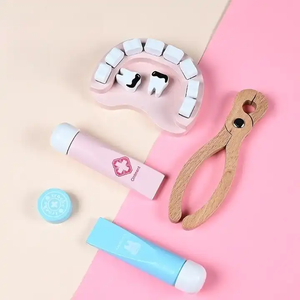 Cadeaux de Noël de haute qualité, jouets de simulation de médecin pour enfants, jeu de rôle de médecin, jouets pour enfants, 42 pièces, outils de dentiste - Product Image 3