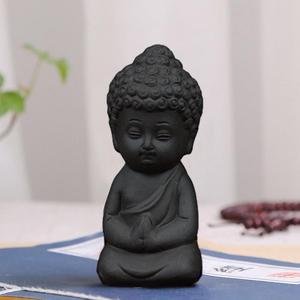 Statue de bouddha Mini Jardin de Thé En Céramique Pour Animaux De Compagnie Eau Méditation Décoration Miniature Maison Modèle <span class=keywords><strong>Statuette</strong></span> <span class=keywords><strong>Zen</strong></span> - Product Image 1