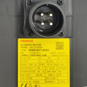 Servomotor AC FANUC A06B-0077-B103 probado - Product Image 2