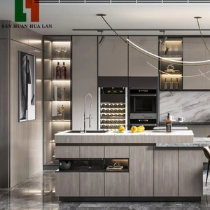 <span class=keywords><strong>Mobili</strong></span> da <span class=keywords><strong>Cucina</strong></span> Modulari Moderni di Lusso con Pannelli Piatti, Alta Qualità, Vendita Diretta dalla Fabbrica - Product Image 1