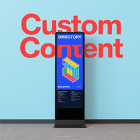 Affichage numérique d'intérieur Totem - Écran tactile 55 pouces avec SDK pour les magasins de détail et les centres commerciaux, signalisation et publicité