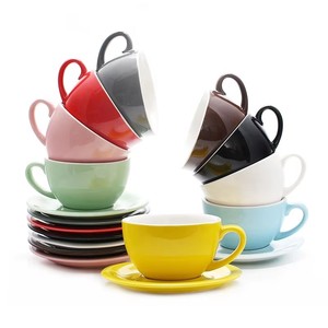 Tasse à café classique en porcelaine QX 220 ml avec soucoupe et plateau, compatible lave-vaisselle et micro-ondes, idéale pour les événements et les mariages - Product Image 6