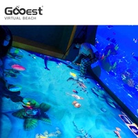 Équipement de terrain de jeu intérieur interactif le plus populaire Jeux de projecteur de sol pour enfants