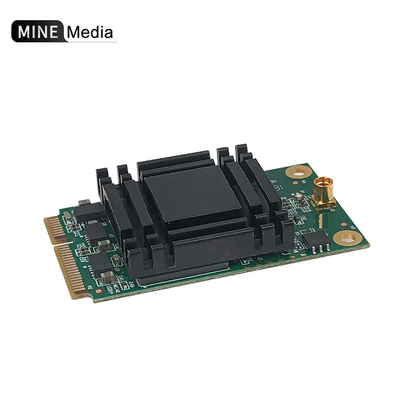 Mini PCI-E 1080p SD/HD/3G SDI Video yakalama kartı desteği Deinterlace kırpma renk ayarı