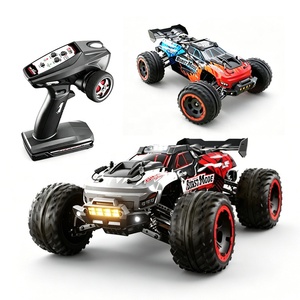 Camion RC 4x4WD à grande échelle 1/10, 2,4 GHz, RTR, grandes roues, vitesse élevée 38 km/h, télécommande, tout-terrain, avec lumières - Product Image 1
