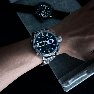 Nouvelle montre mécanique de luxe à la mode, montre pour hommes d'affaires, bracelet en nylon et cuir, style sportif, double luminescence, boîtier en acier inoxydable - Product Image 6