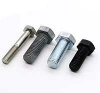 Vis hexagonale en acier au carbone Incoloy 330, plaquée zinc, 9/16" ASME B18.2.3.6M B164 N06601, prix de gros