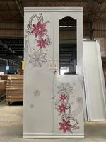 Armoire de chambre à coucher en acier armoire de rangement à double porte pour vêtements armoire placard casier en acier pour la maison