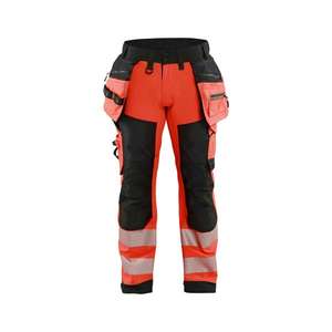 BLAKLADER - 182025135599D112 Pantalones Softshell de alta visibilidad Rojo/Negro-EAN 7330509873687 ROPA DE TRABAJO DE LA HI-VIS - Product Image 1