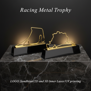 Trofeo de Carreras de Hierro Grabado Personalizado, <span class=keywords><strong>Premio</strong></span> Deportivo Chapado en Oro, Plata y Cobre, Regalo Personalizado para Ganadores de Competiciones - Product Image 5