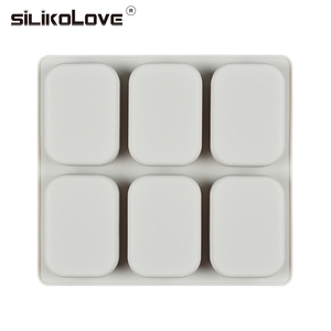 MUYULINS Factory 6-Cavity Reusable Homemade Maker LFGB Platinum Non-Stick BPA-Free <b>Silicone</b> Soap Mold - Product Image 5