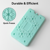 Blocs de glace réutilisables robustes pour glacière de camping, pêche, plage, pique-nique, refroidissement extérieur, briques de glace longue durée 200g