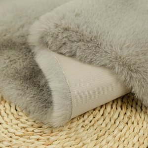 Fabricant de fausse fourrure de renard, Anti-pilules, produit d'origine, Polyester chaud argent, imprimé avec de la fausse fourrure, vente en gros, échantillon pour vêtements - Product Image 1