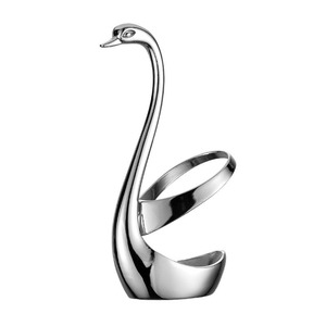 <span class=keywords><strong>Cuillère</strong></span> Fourchette Couverts Cygne Forme Titulaires Or En Acier Inoxydable Couverts Base Titulaire Pour La Maison Vaisselle Ou Décoration De Fête De Mariage - Product Image 3