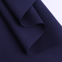 Tissu d'uniforme scolaire 97% coton 3% élasthanne, 250 GSM, poids moyen, respirant, écologique, résistant aux plis, teinture unie