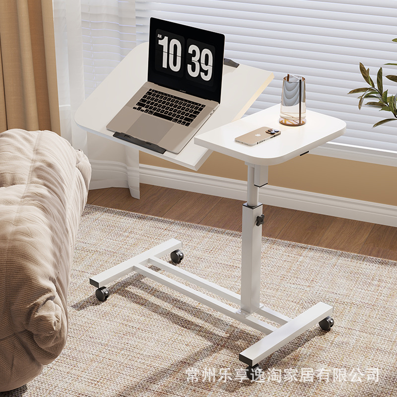 Table double blanche - 40/2040 cm - base renforcée double tube