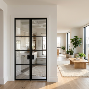 <span class=keywords><strong>Porta</strong></span> a Battente Piatta in Alluminio a Taglio Termico, Standard Europeo, Impermeabile, per Esterni Villa Appartamento - Product Image 6