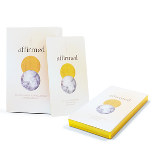 Tarjetas de afirmación personalizadas Juego diario Mejorar la salud mental Impresión de fábrica Tarjetas de afirmación positiva con borde de lámina de oro de lujo - Product Image 6