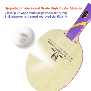 LOKI K7 Bottom Plate Oem Custom Hot Selling 7 Ply Lame de <span class=keywords><strong>raquette</strong></span> de <span class=keywords><strong>ping</strong></span>-<span class=keywords><strong>pong</strong></span> professionnelle en bois pur pour tennis de table - Product Image 4