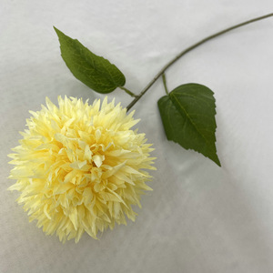 Tierna flor artificial amarilla Tema de verano salón de bodas techo Flor de seda boda celebración decoración bienvenida GUÍA DE CARRETERA - Product Image 6