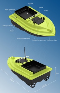Đa Chức Năng GPS Điều Khiển Từ Xa Cá Finder <span class=keywords><strong>RC</strong></span> Câu Cá Bait Thuyền Với Sonar Nhiệt Độ Nước Độ Sâu Cảm Biến Chính Xác Chế Độ Tự Động - Product Image 6
